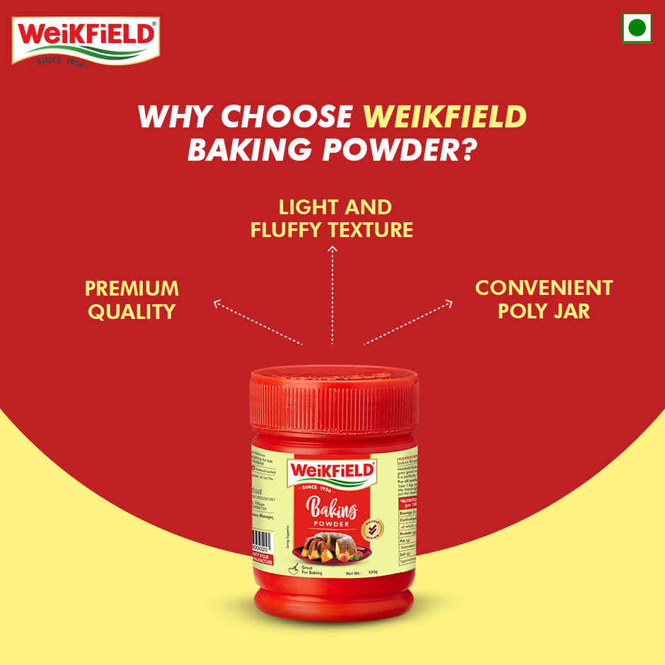 Weikfield Baking Powder Jar | Double Acting