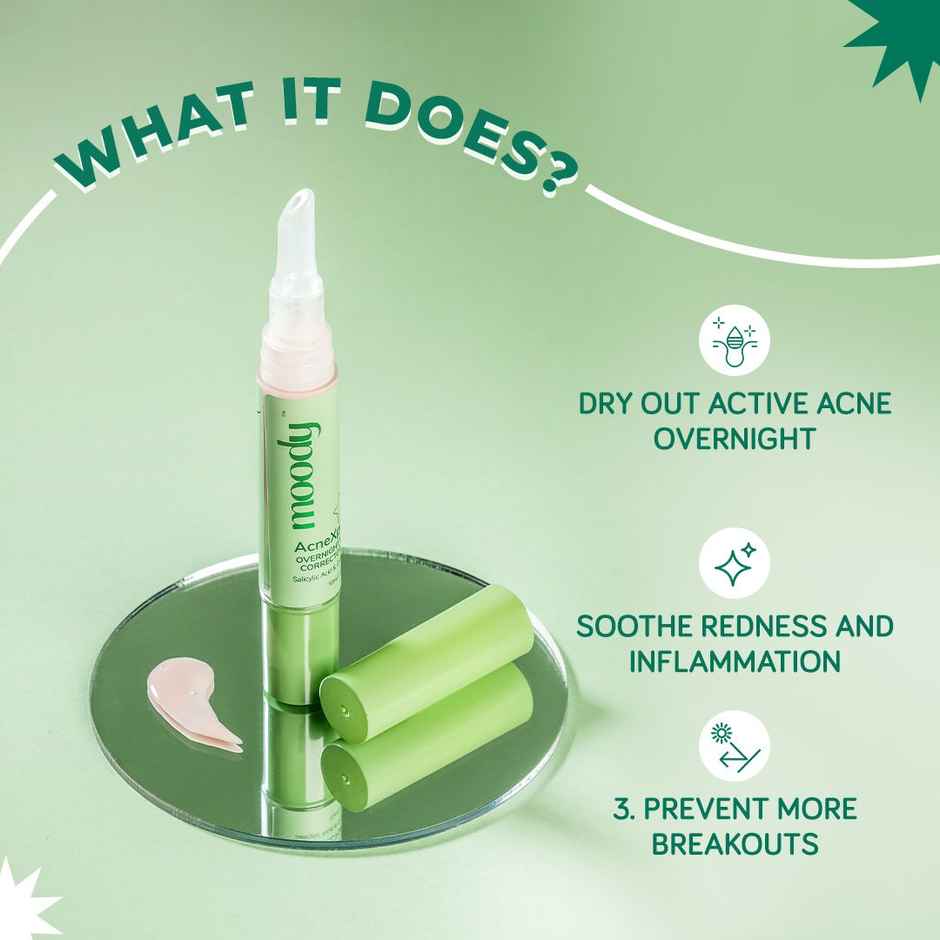 Moody Acnexpert Overnight Spot Correcting Pen With Salicylic Acid And Green Tea