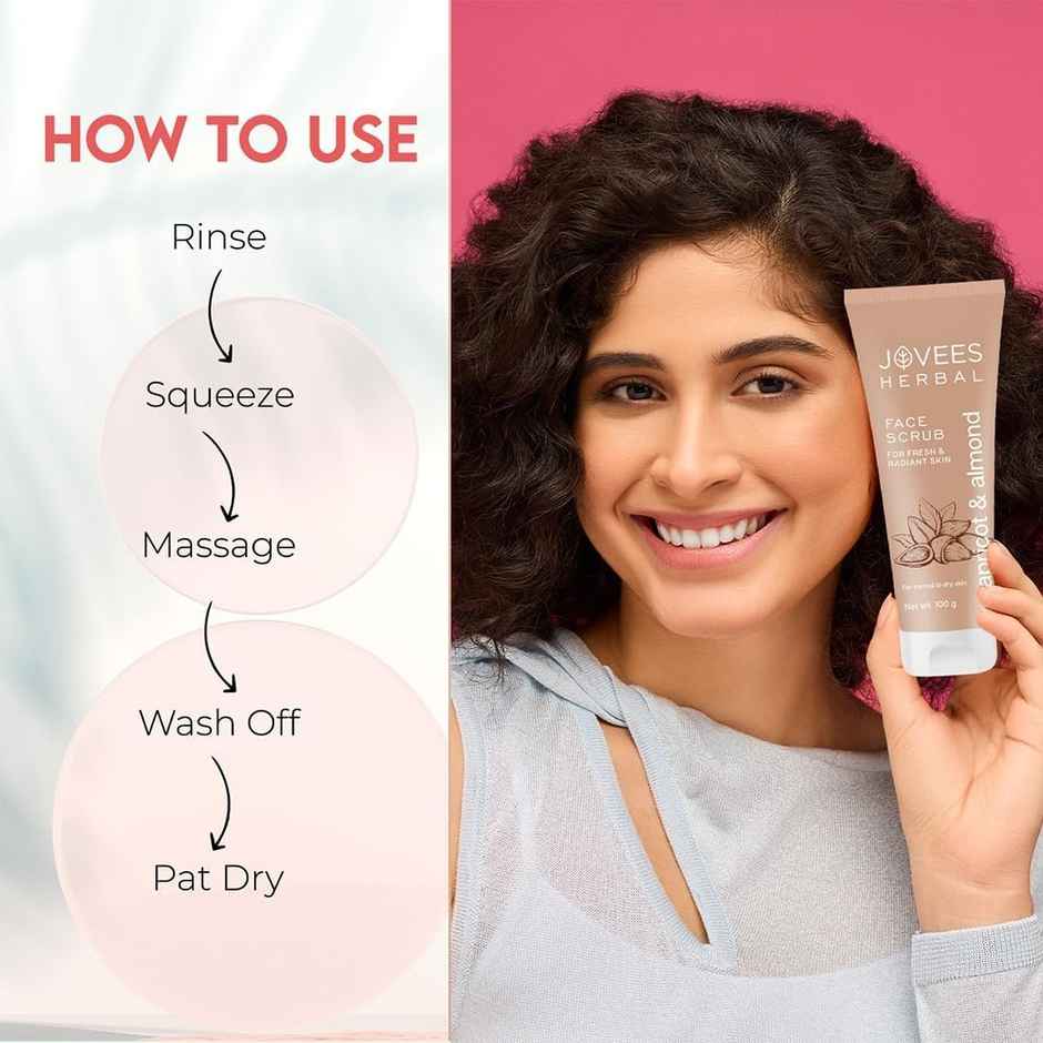 Jovees Herbal Apricot & Almond Face Scrub