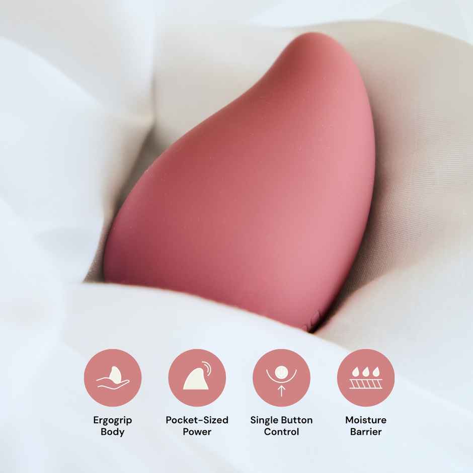 Thirdbase Eve Discreet Personal Massager with 10 Vibration Modes for Women