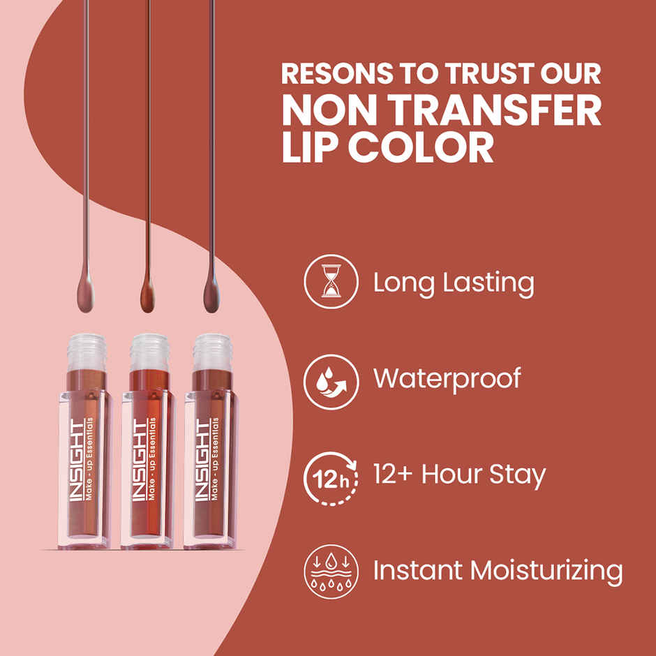 Insight Cosmetics Non Transfer Lip Kit | Nudes