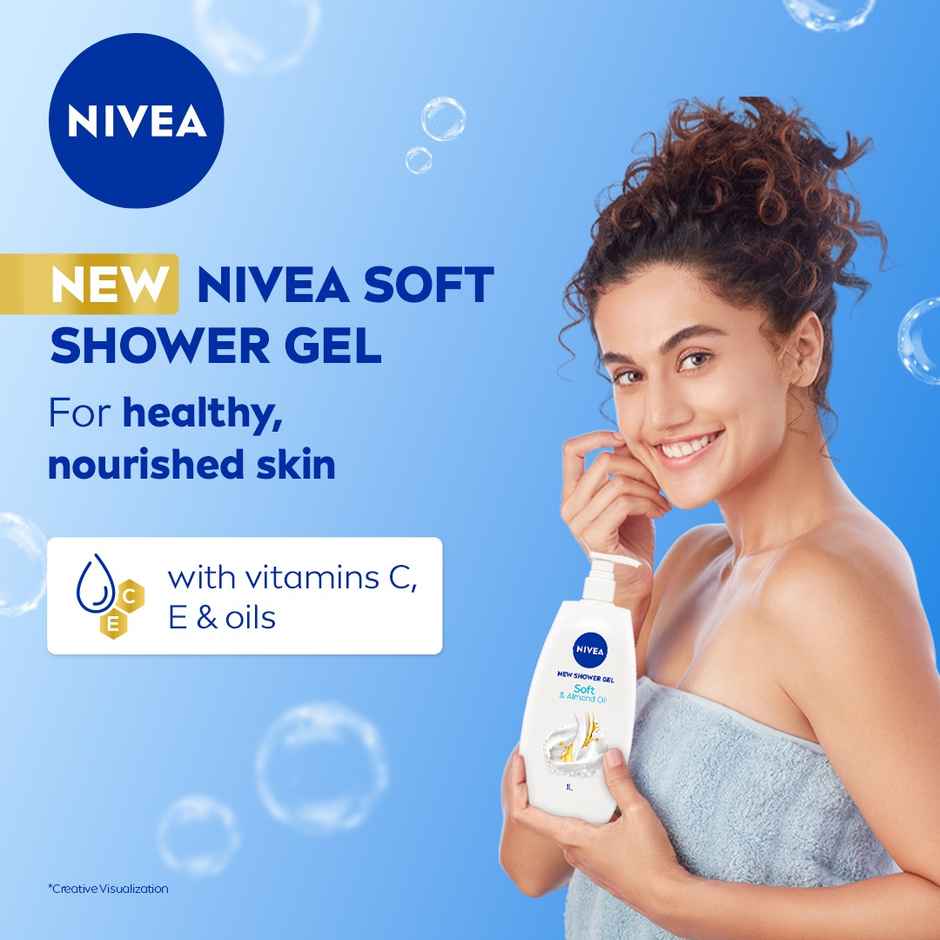 Nivea Shower Gel Soft And Almond Oil