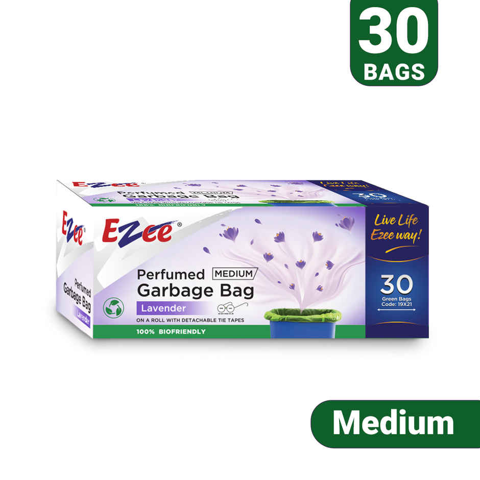 EZEE Lavender Fragrance Garbage Bag - Biofriendly | Medium