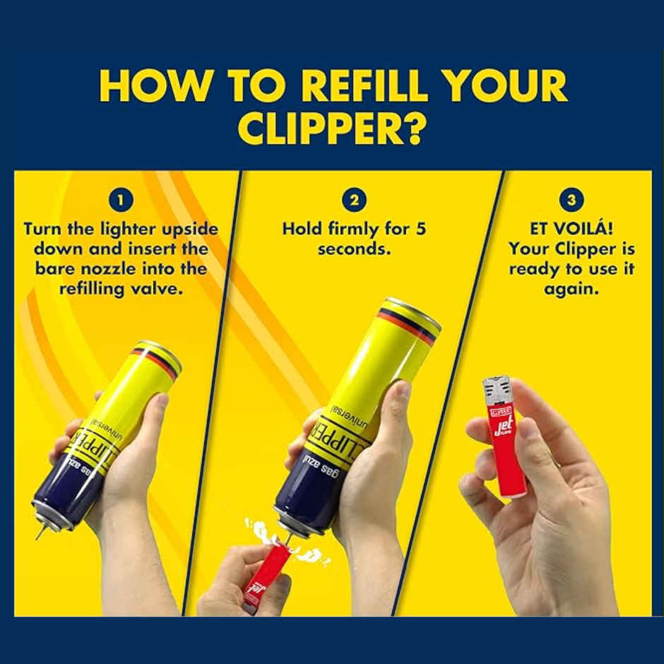 Clipper Lighter - Refillable and Reusable | CP-11 | Assorted Design
