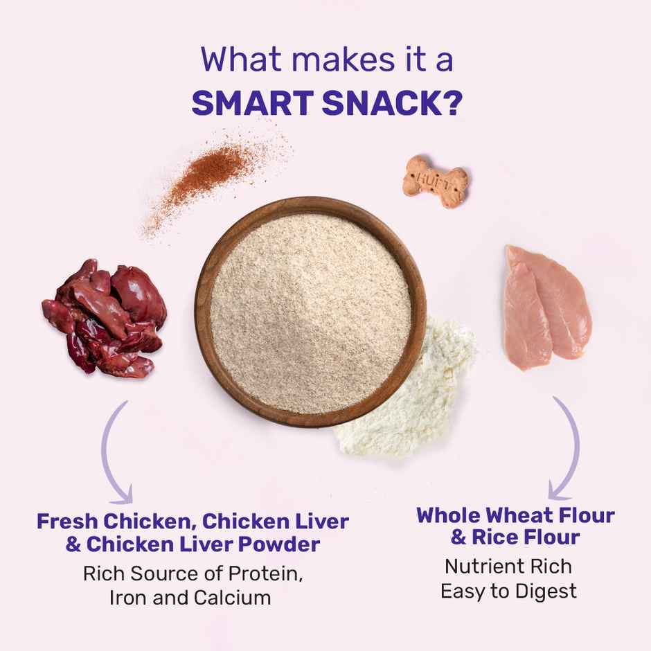 HUFT Yummy In My Tummy Dog Cookies Chicken LiverJar