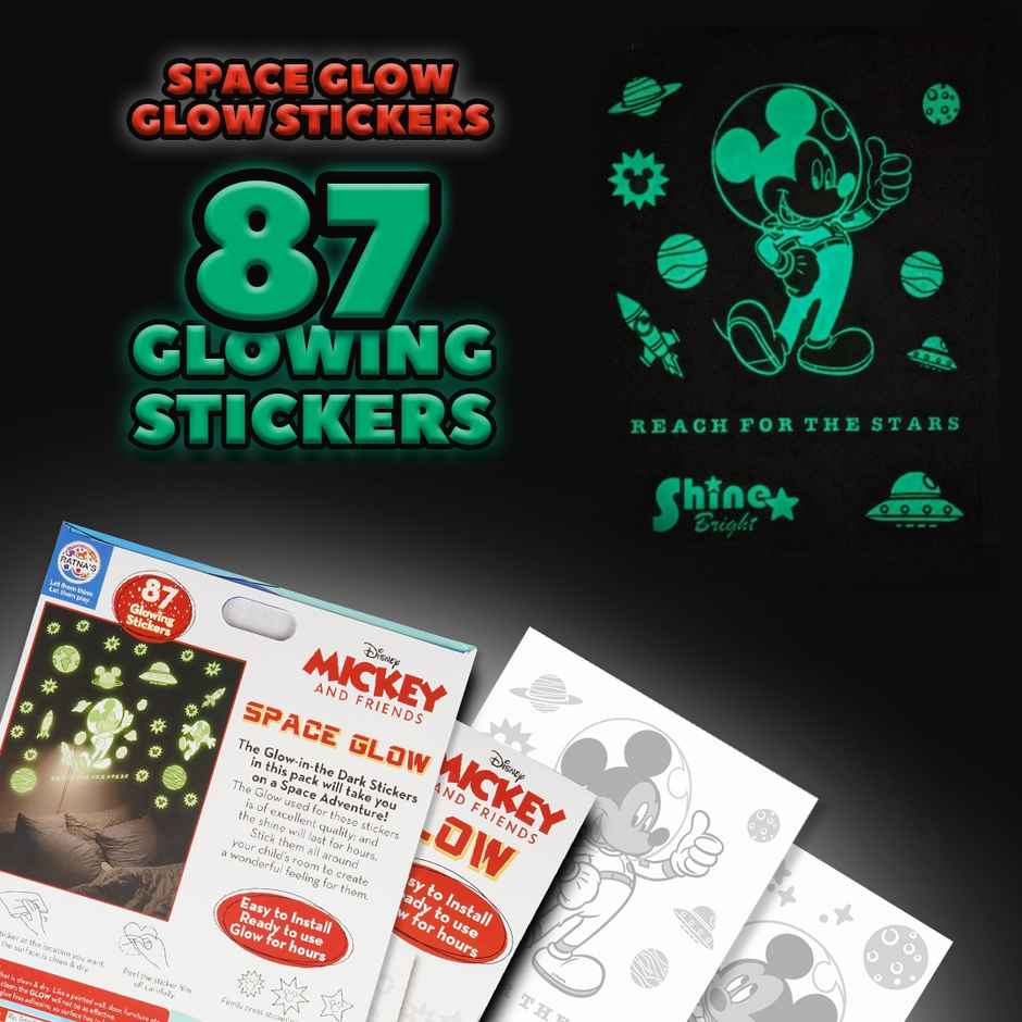 Ratna's Space Glow Mickey & Friends
