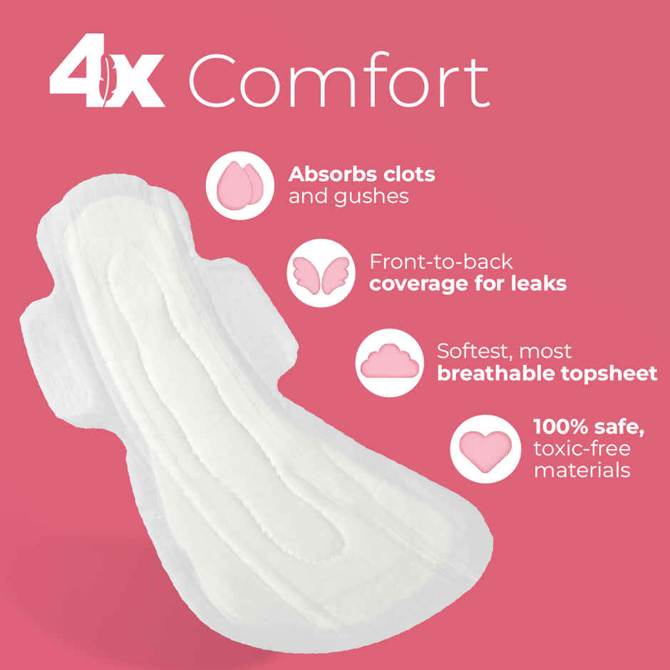 Nua Comfort Maternity Pads 400mm XXXL | For Postpartum Flow