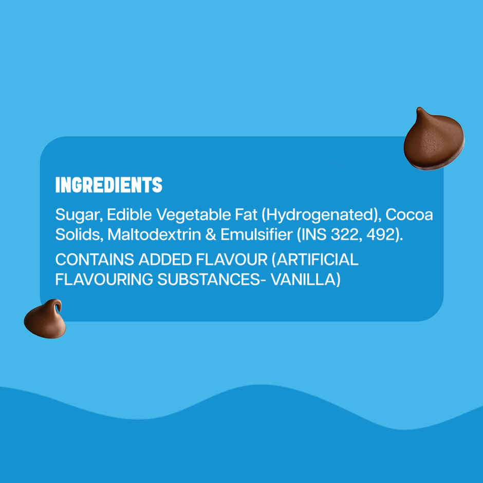 The Select Aisle Dark Chocolate Chips(150gms) & Kwality Wall'S Shameless Vanillaâ Tub(700ml) Combo