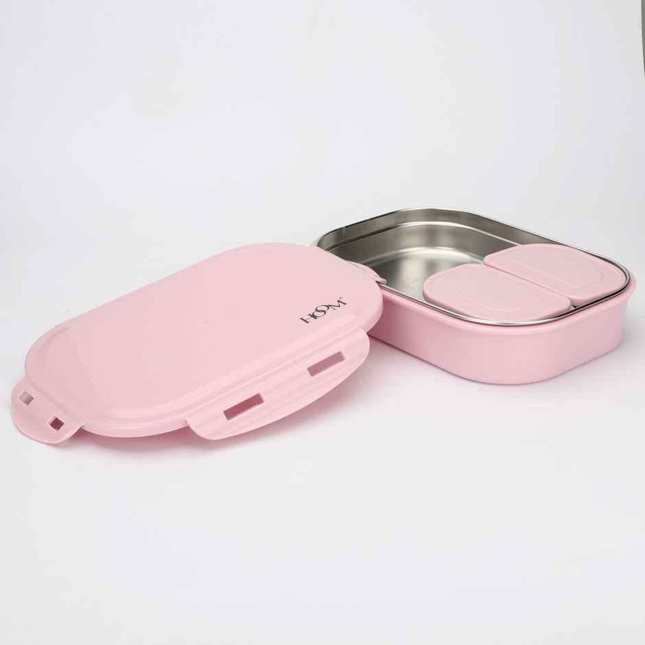 Hoom Insulated 304 Stainless Steel Lunch Box College and School - Assorted