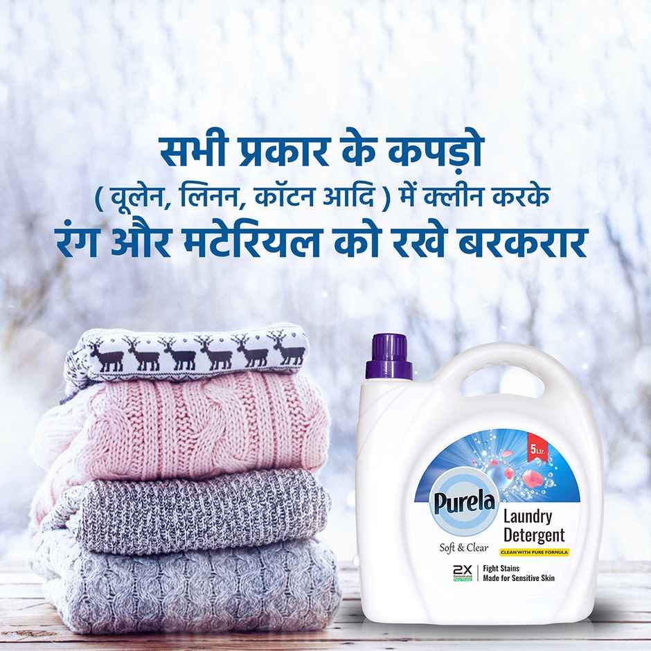 Purela Fresh Top & Front Load Balanced pH Non-Toxic Detergent Liquid