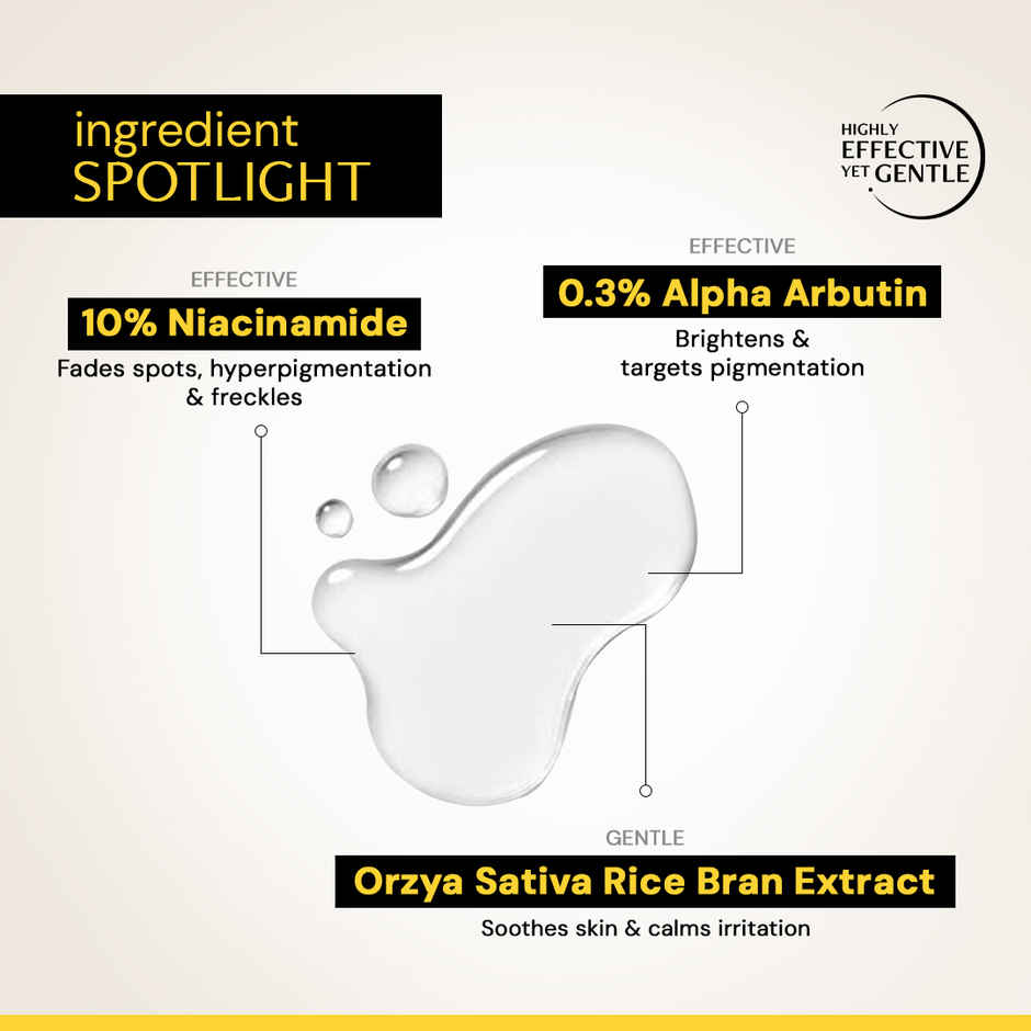 Deconstruct Brightening Niacinamide Serum | 10% Niacinamide + 0.3% Alpha Arbutin