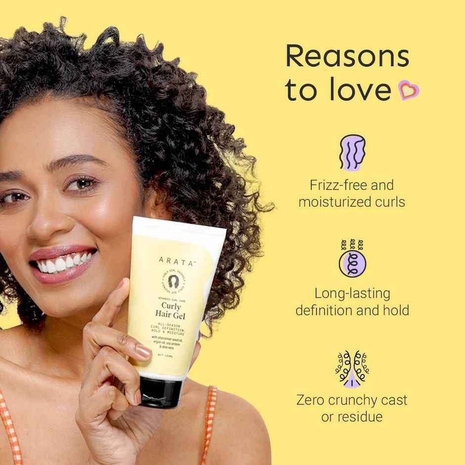 Arata Curl Hair Gel (Definition & Hold)
