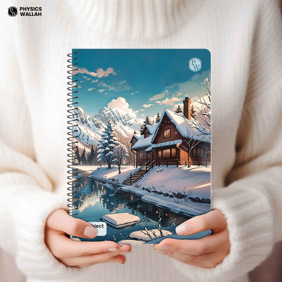 Physics Wallah 6 Subject Spiral Notebook | 300 Pages | Ruled | Pw Seasons