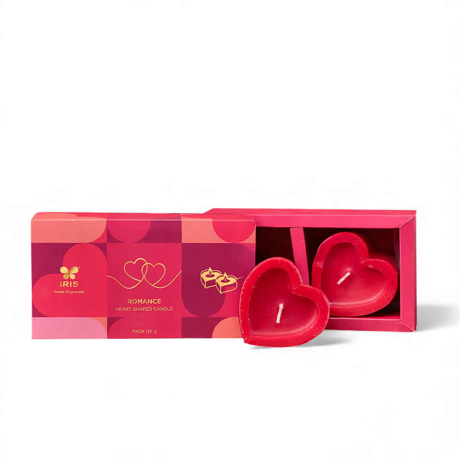 Heart to Heart Romance Candles | Iris