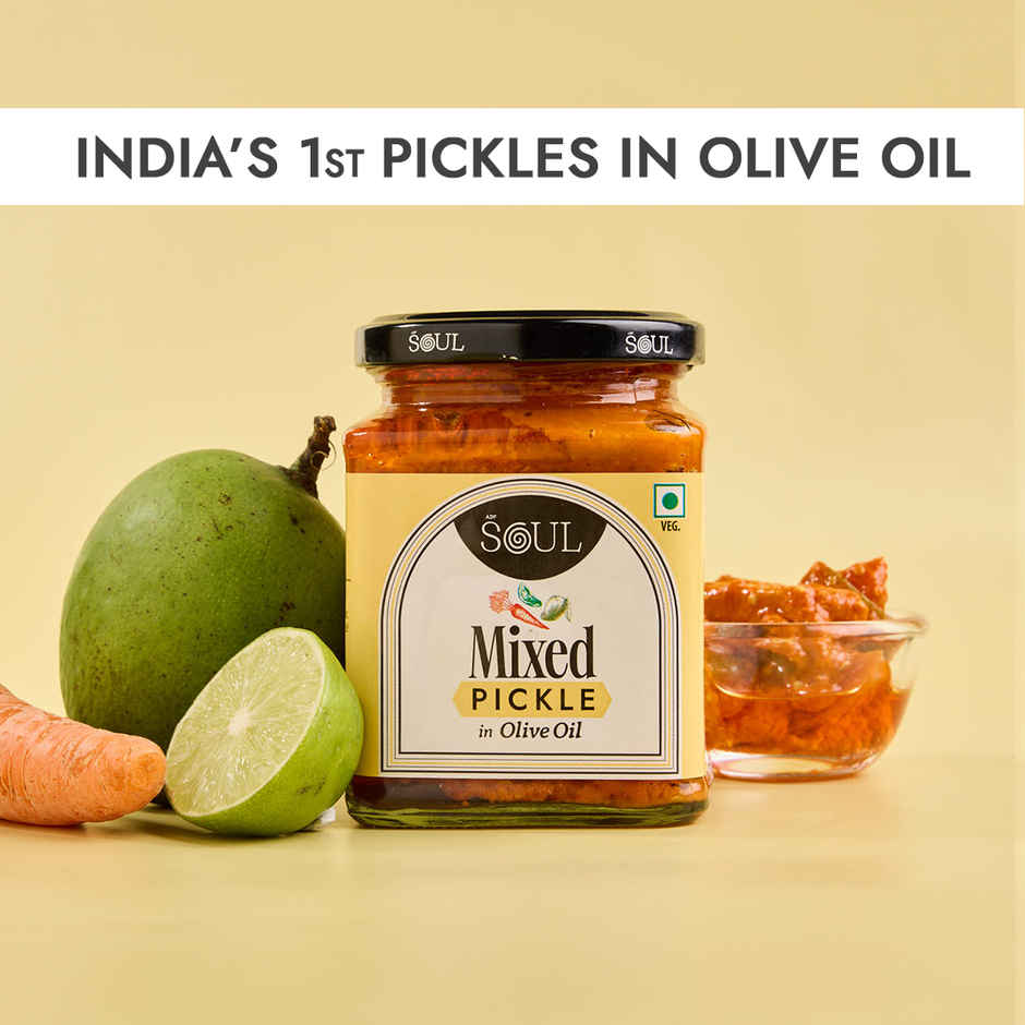 ADF Soul Mixed Pickle In Olive Oil