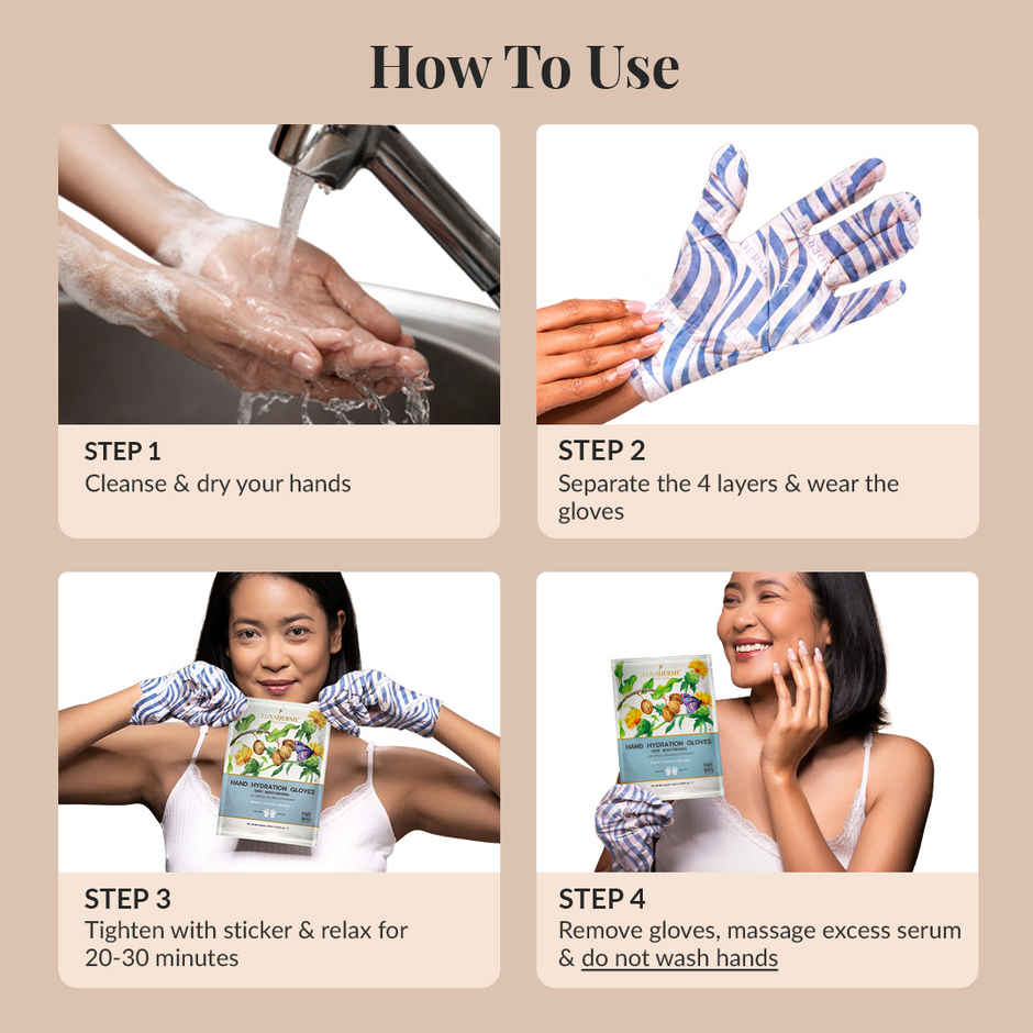 LuxaDerme Hand Hydration Gloves