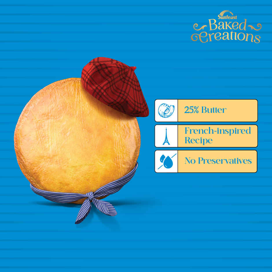 Butter Cookies Crafted in French Style by Sunfeast Baked Creations