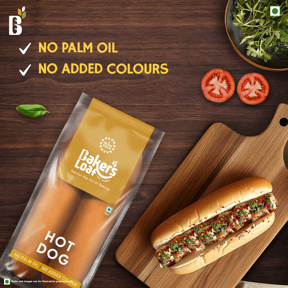 Baker's Loaf No Palm Oil Hot Dog by Harvest Gold