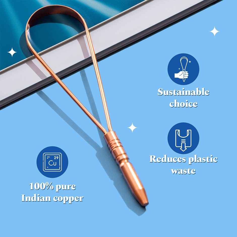 Perfora Copper Tongue Cleaner - Lab Tested