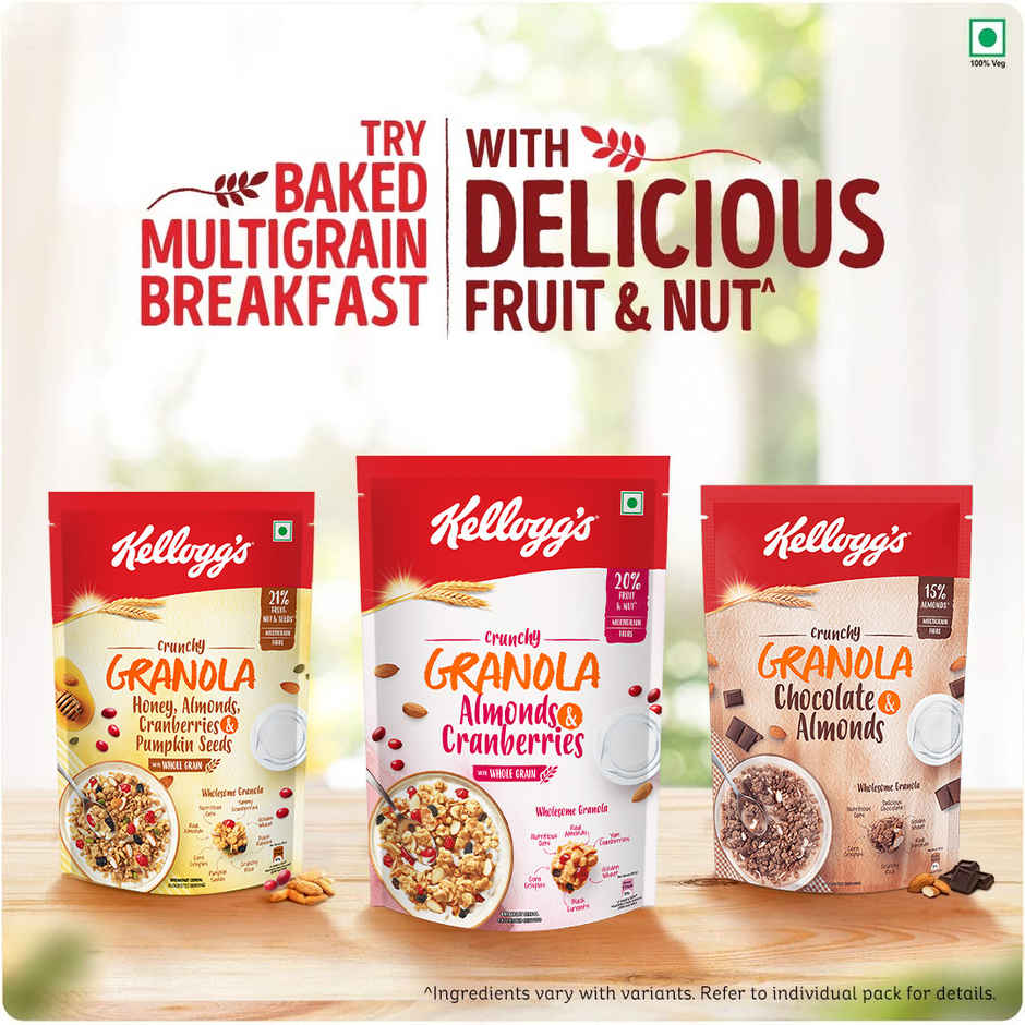 Kellogg's Crunchy Granola | Muesli |Chocolate & Almonds
