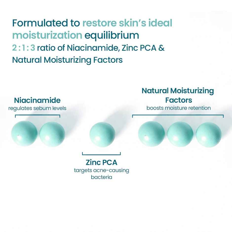 WishCare 2:1:3 NMF Water Gel Face Moisturizer For Oily & Sensitive Skin|Controls Oil & Hydrates