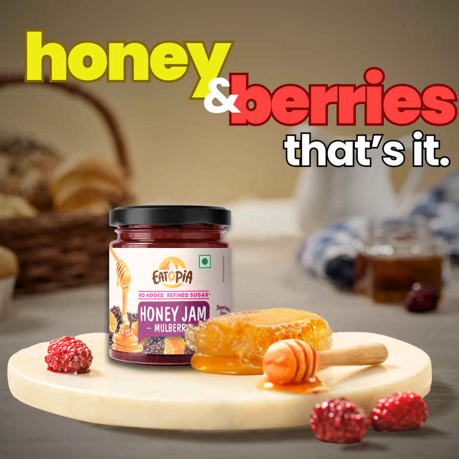 Eatopia Healthy Mullberry Honey Jam (No Refined Sugar & Preservatives )