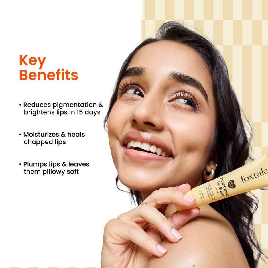 Foxtale SPF 30 Brightening Lip Balm with Peptitdes