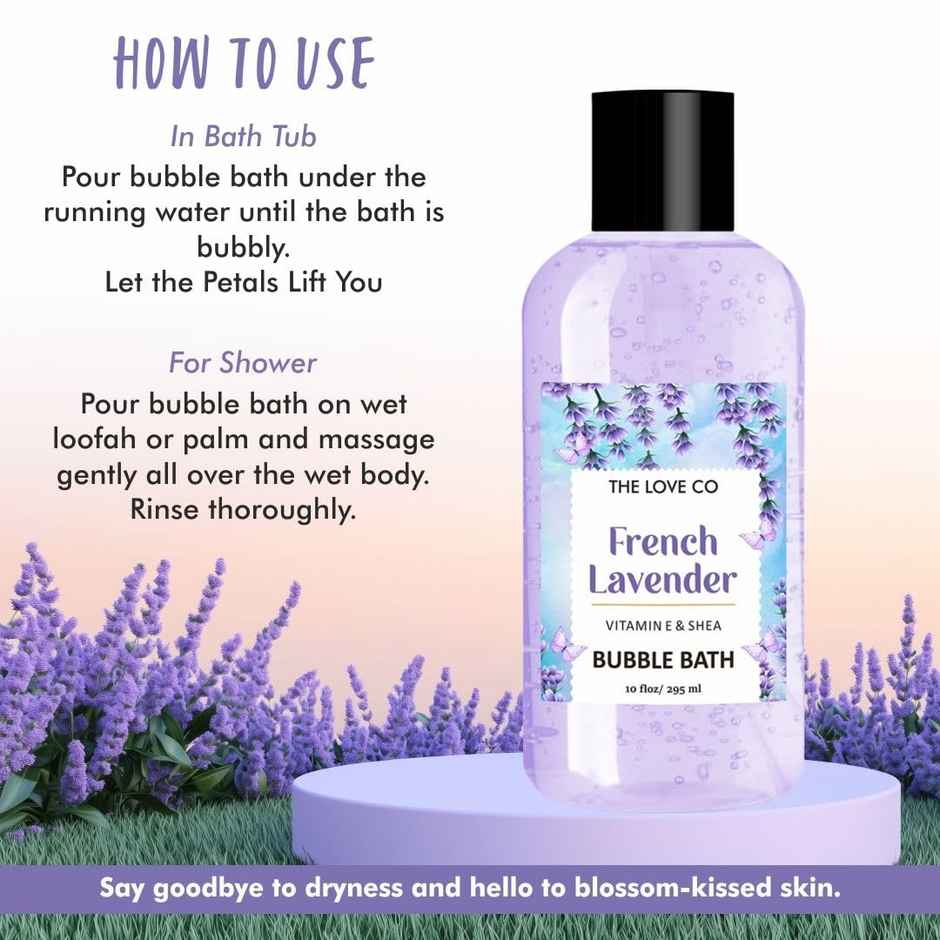 The Love Co Lavender Bubble Bath