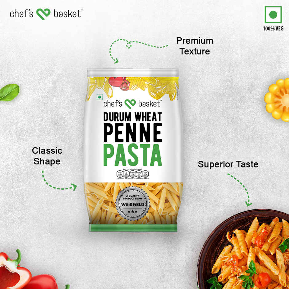 Chef's Basket - Durum Wheat Penne Pasta Pouch Combo