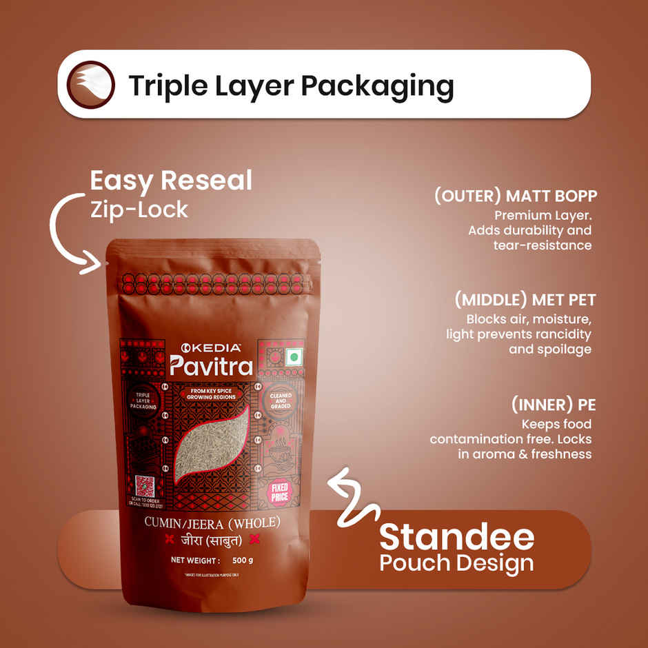 Kedia Pavitra Cumin-Jeera | Whole