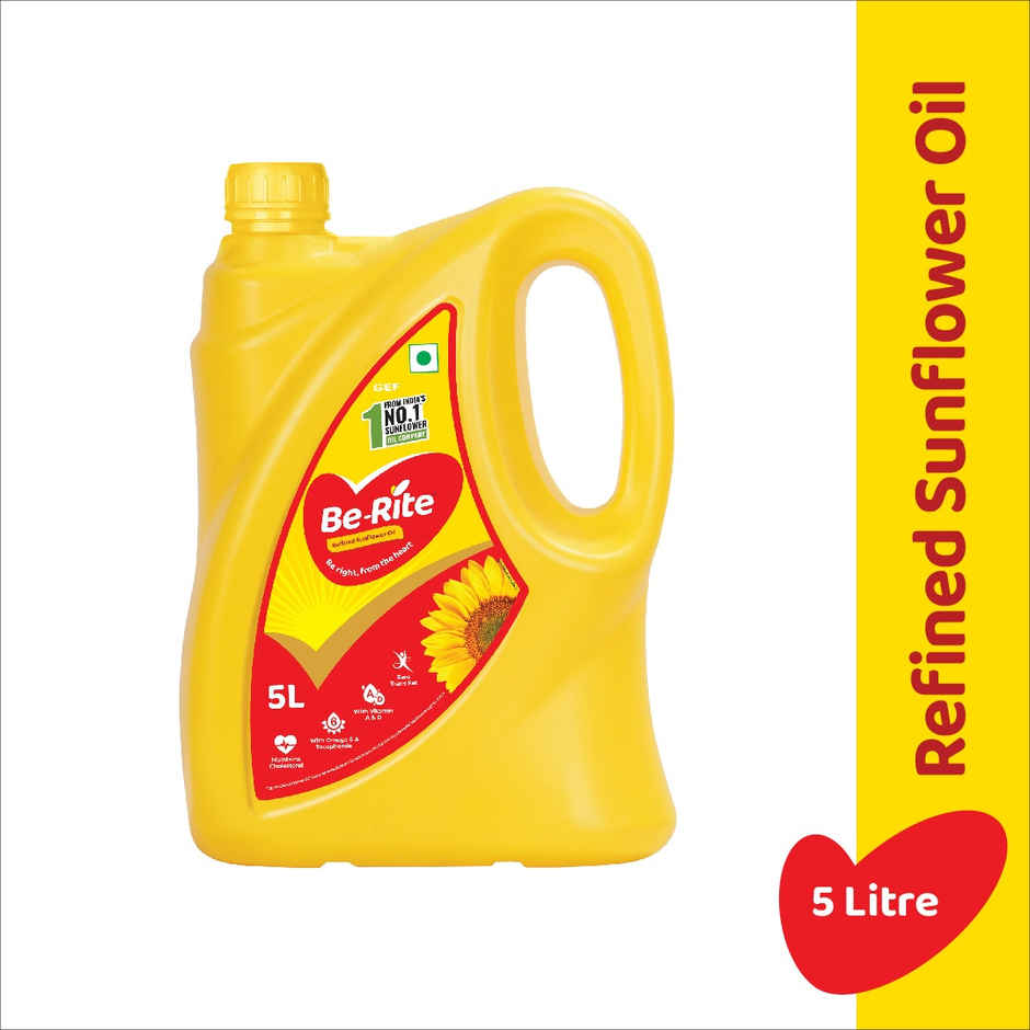 Be-Rite Refined Sunflower Oil | 5L