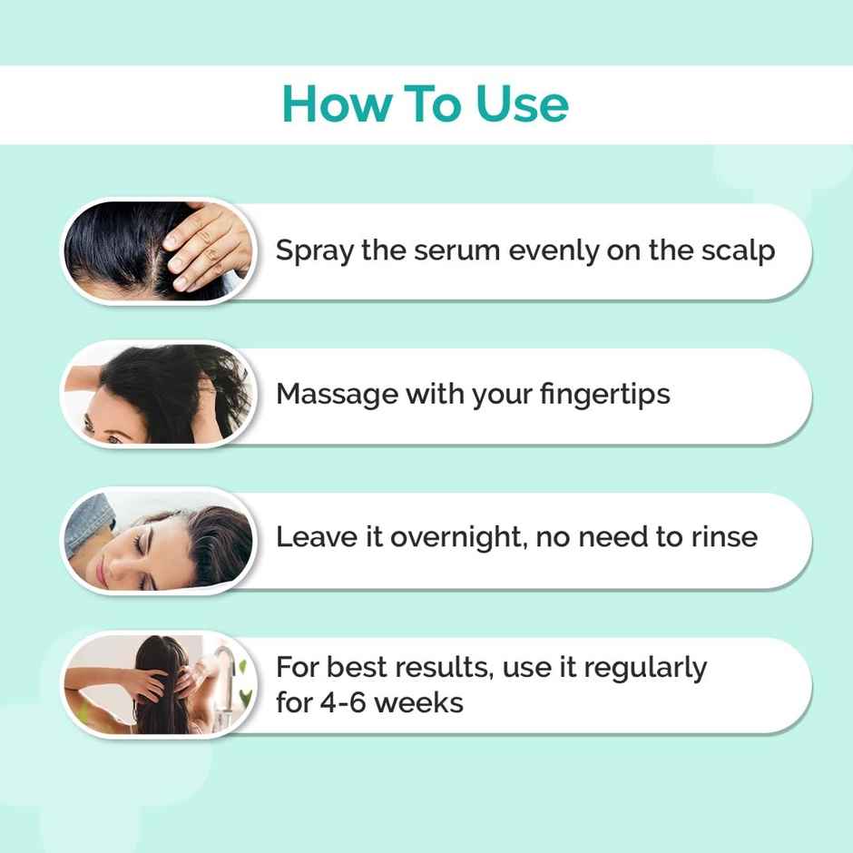 The Derma Co 20% Actives Peptide-Stem Cell Hair Growth Serum with Foligen Analupe & Anagain