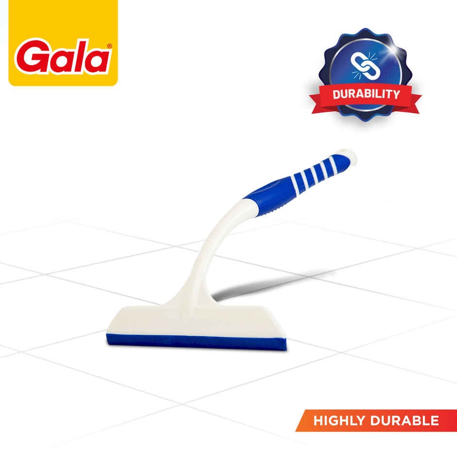 Gala Ezee Squeegee Kitchen and Sink Wiper 28 cm, White and Blue