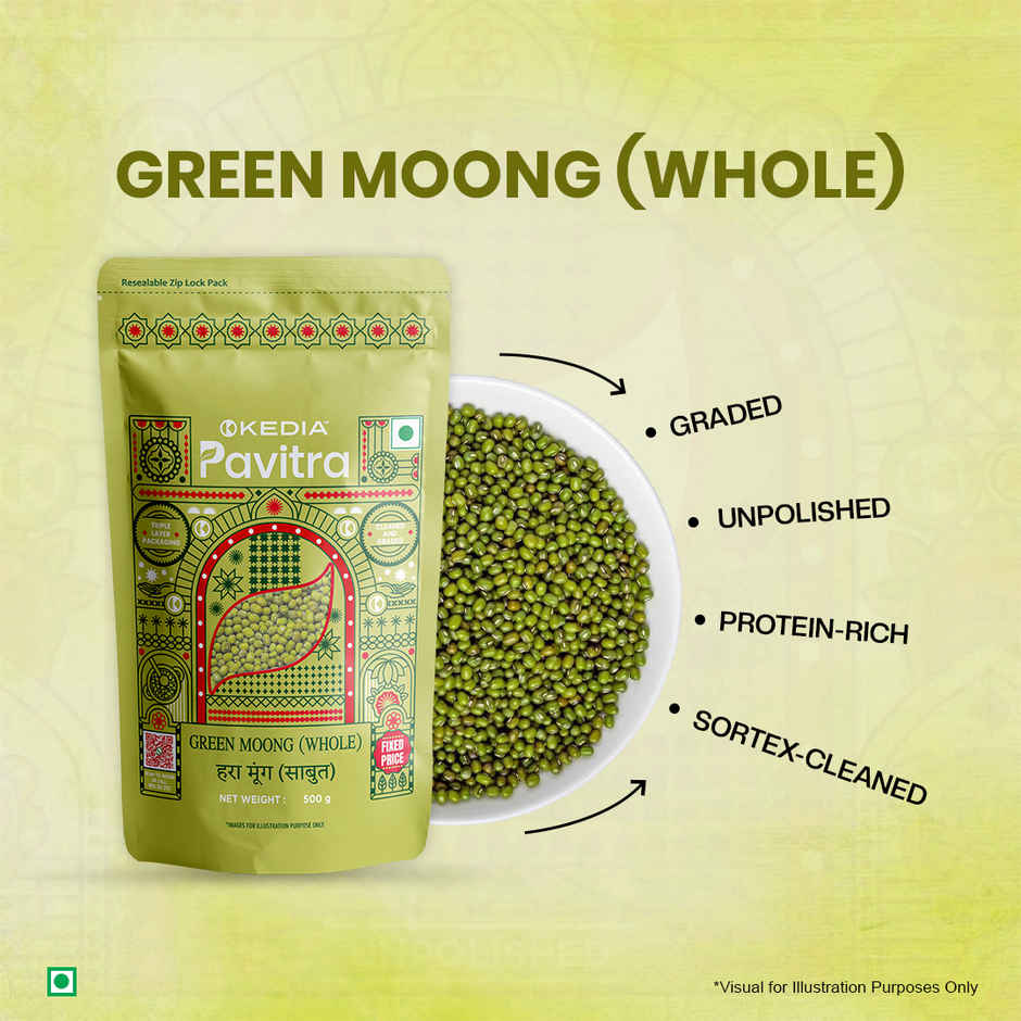 Kedia Pavitra Green Moong | Whole