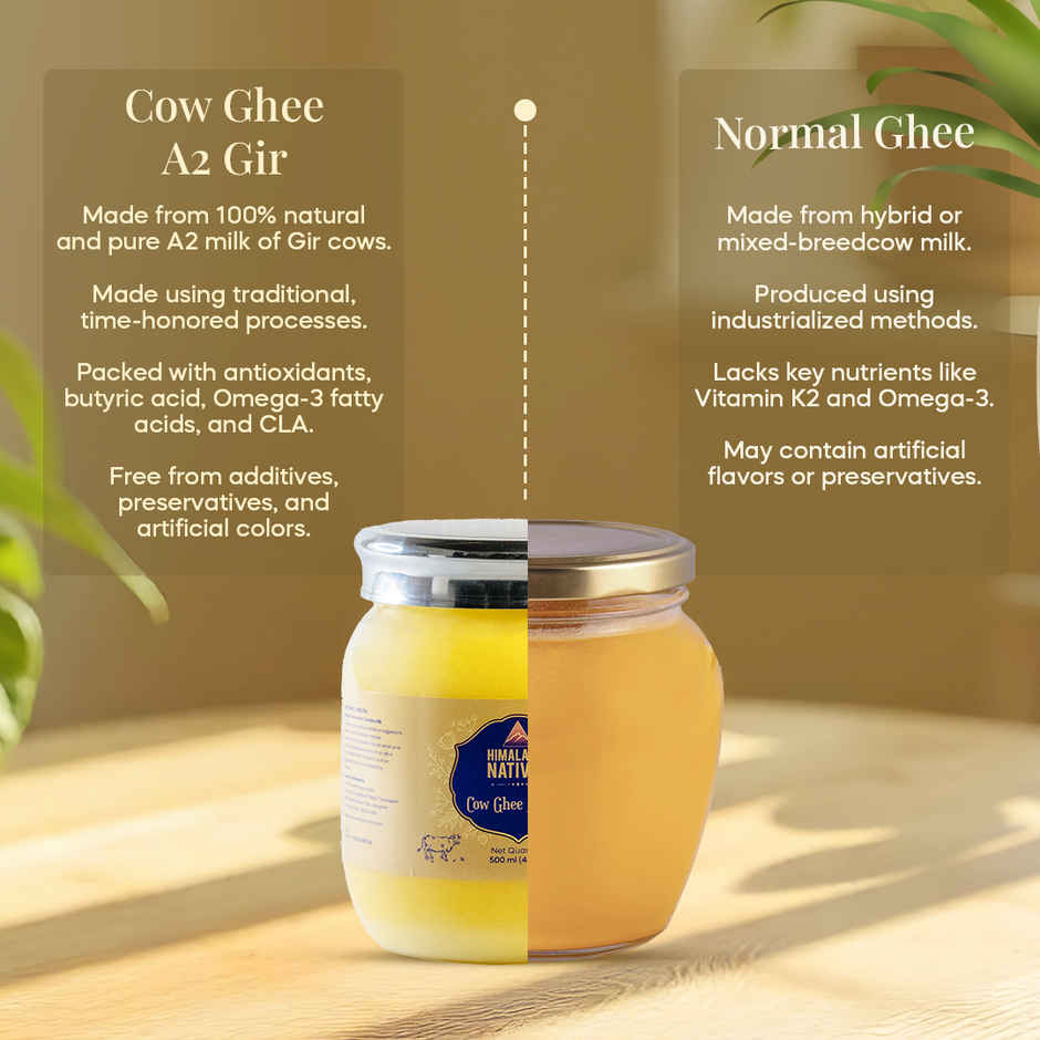 Himalayan Natives A2 Gir Cow Ghee | Jar
