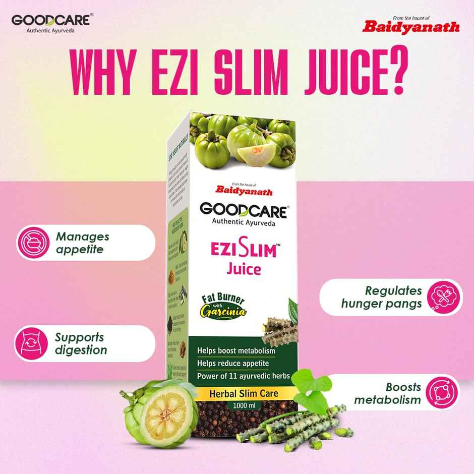 Goodcare Ezi Slim Juice Power Of 11 Ayurvedic Power Helps Boost Metabolism And Promote Weight Loss