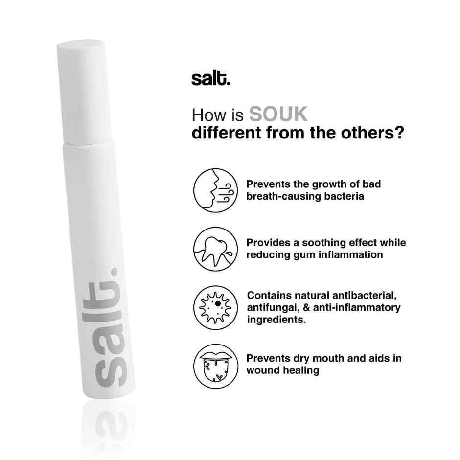 Salt Souk Mouth Spritz Fennel Mint Flavor Hydrating Oral Spray