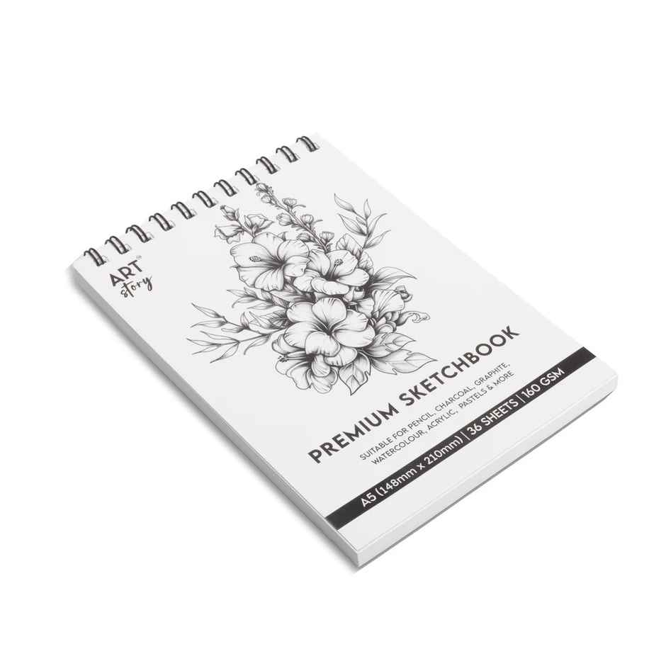 Itsy Bitsy Premium Sketchbook Top Wiro With Hanger A5 160gsm 36 Sheets