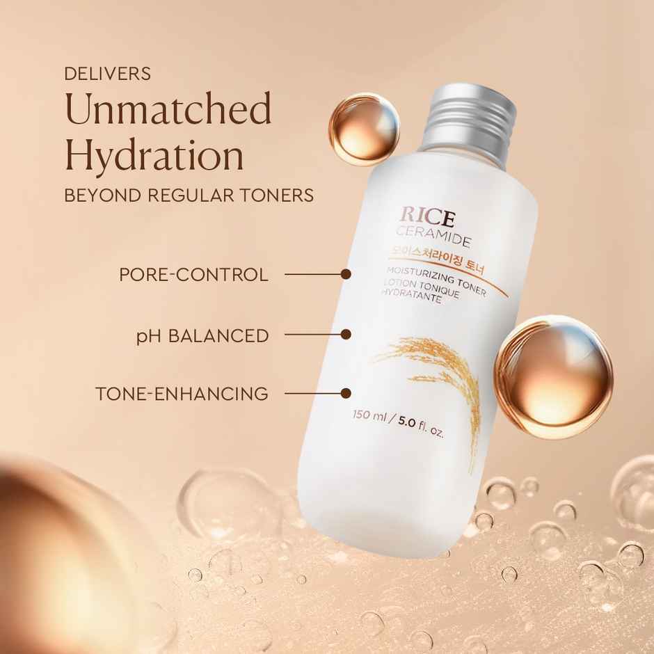 The Face Shop Rice & Ceramide Moisturizing Toner (Unisex)