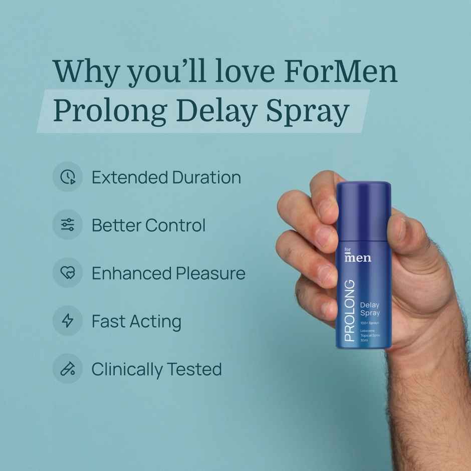 Formen Prolong Delay Spray For Men | Long Lasting