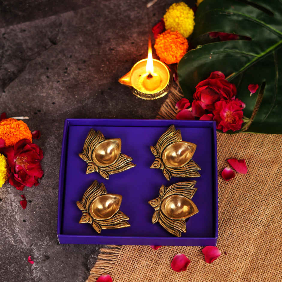 Brass Kamal Diya | ServDharm