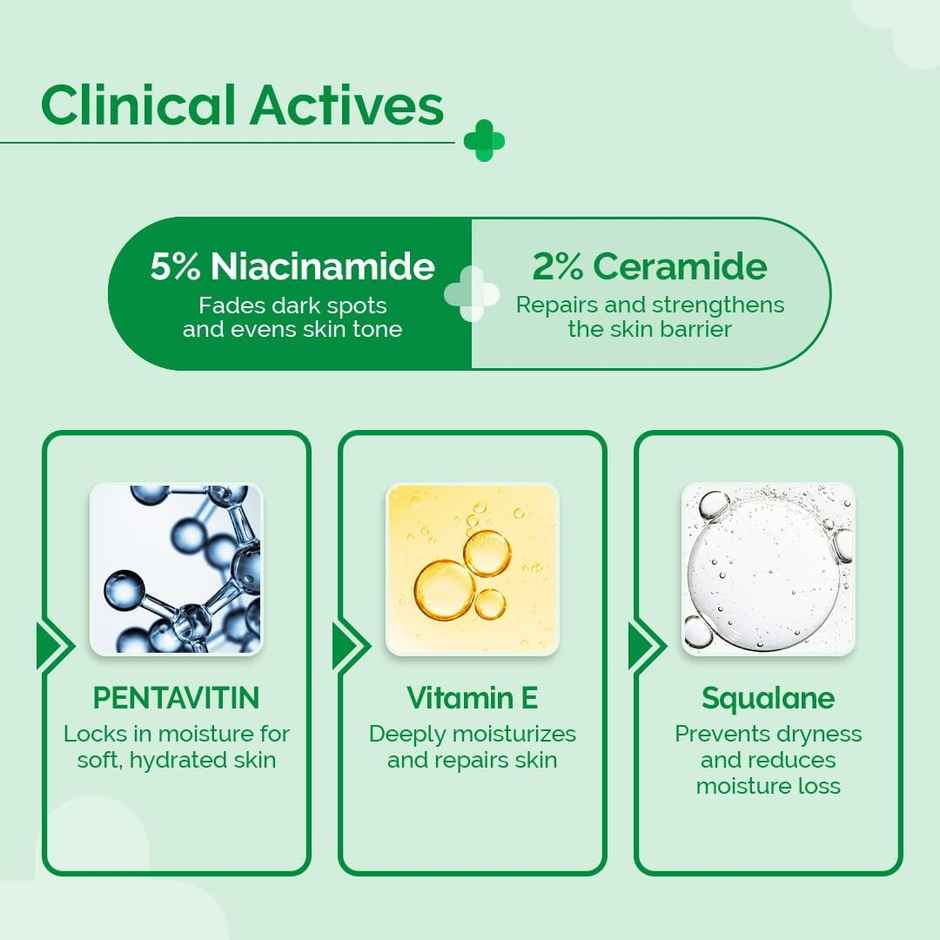 The Derma Co 5% Nia-Ceramide Daily Hydrating Moisturizer for Normal To Combination Skin