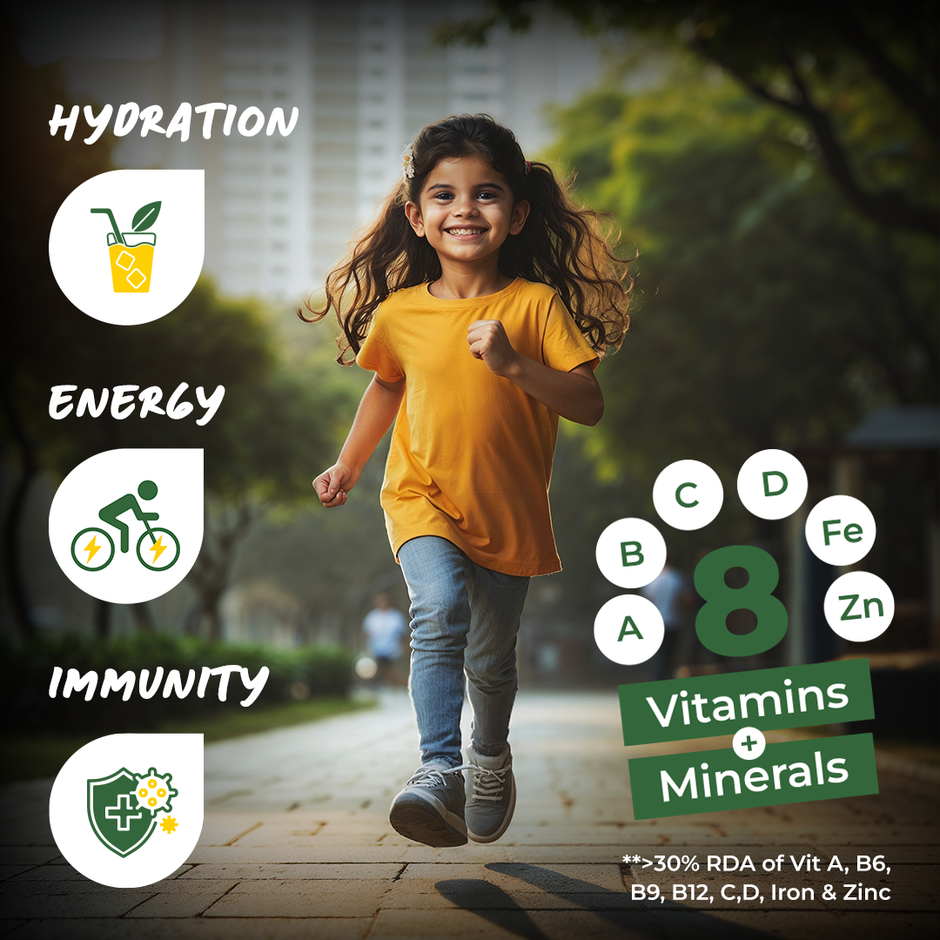 Good Monk Fruit Drink Mix | Natural Pineapple | 50% Less Sugar | 8 Vitamins & Minerals | 24 Sachets