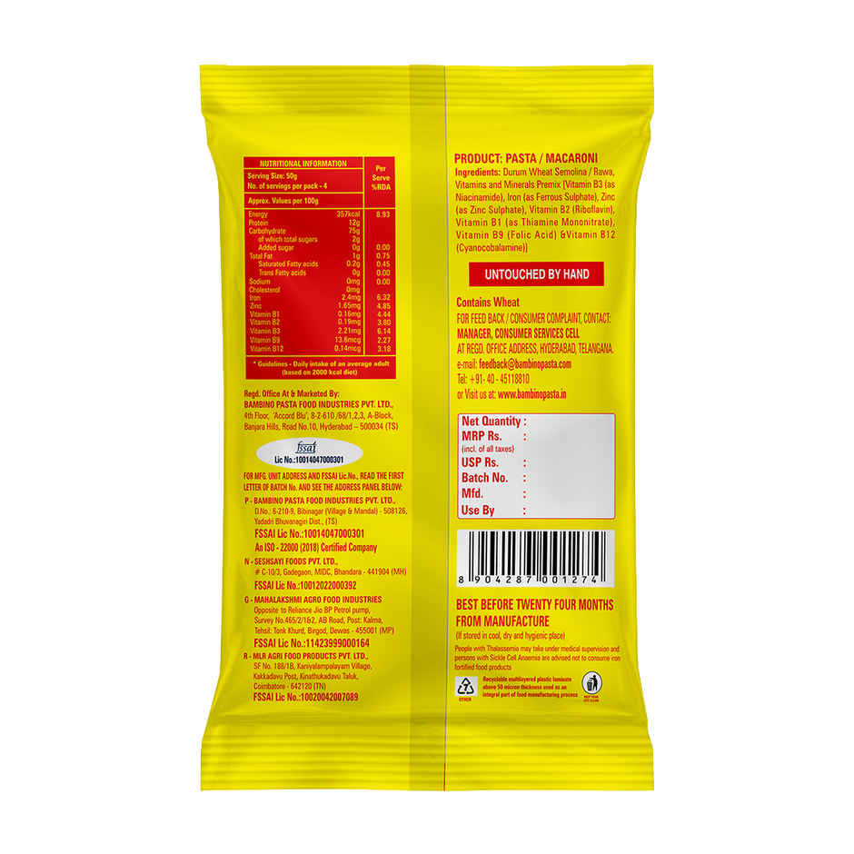 Bambino South Macaroni Elbow