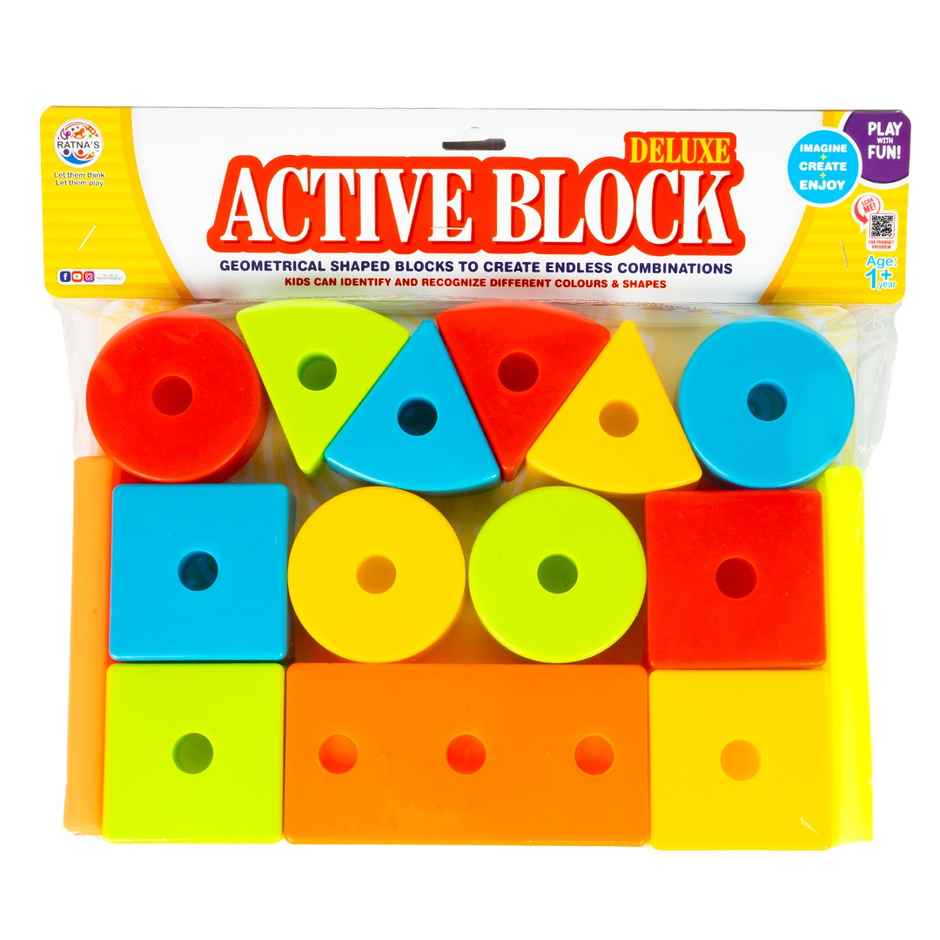 Ratna's Active Block Dlx Pvc | Assorted