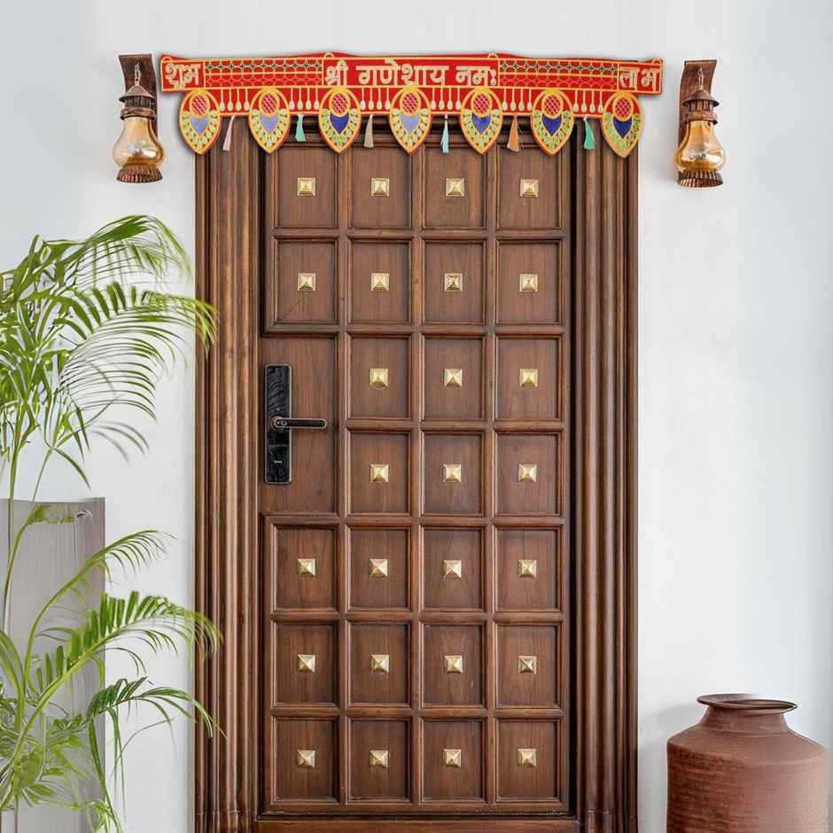 Velvet Toran Sri Ganesh | 3 ft | Assorted Design | Chandar