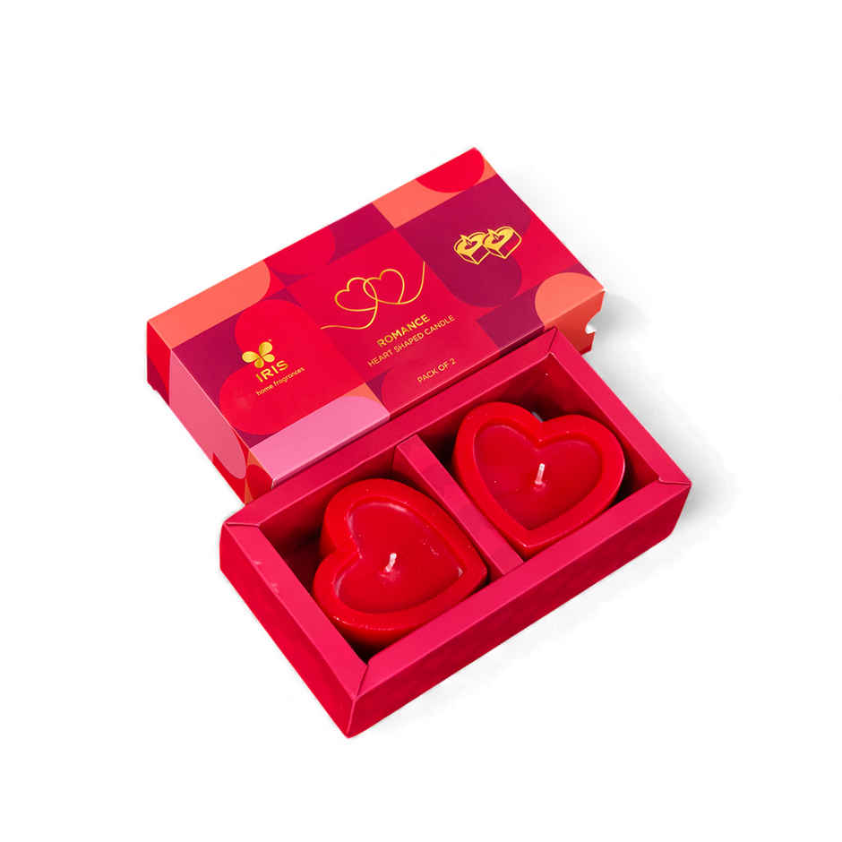 Heart to Heart Romance Candles | Iris