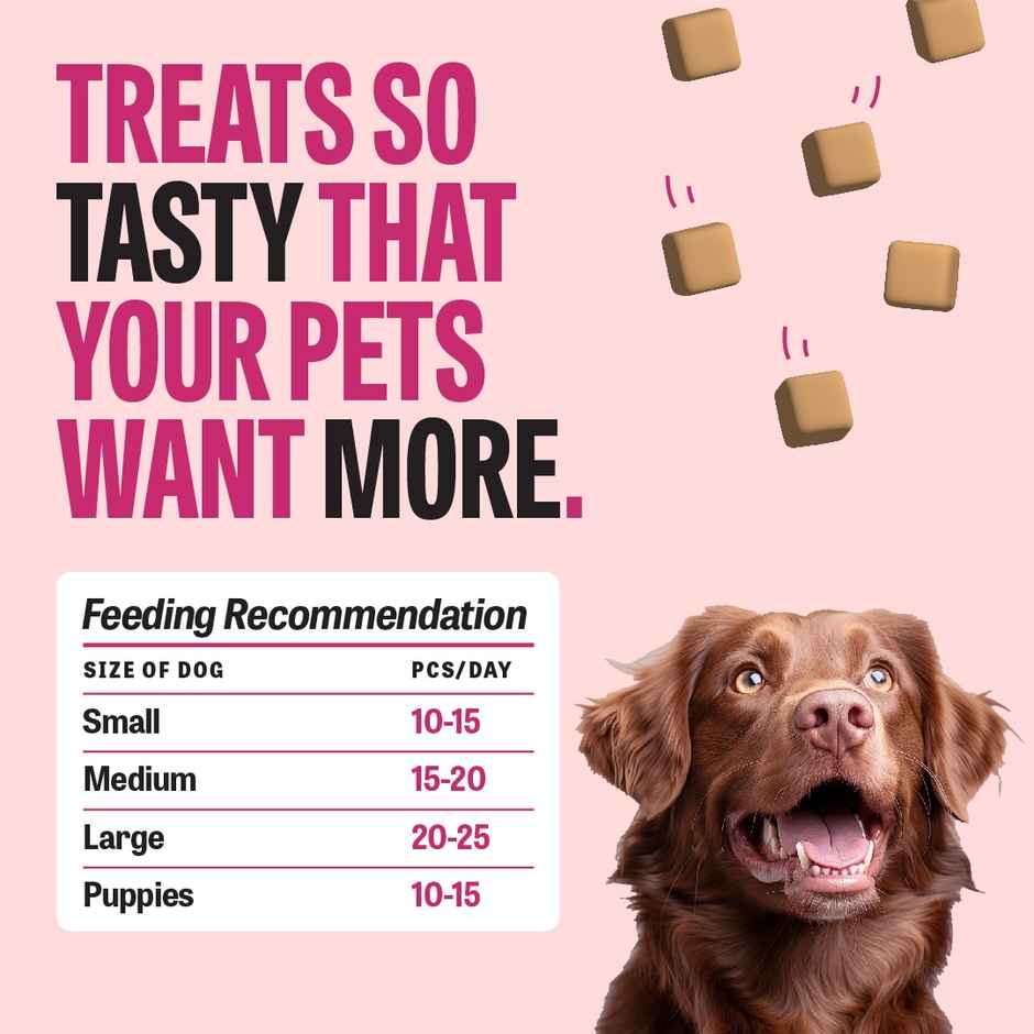 Petcrux Chicken, Apple & Beetroot Dog Treats