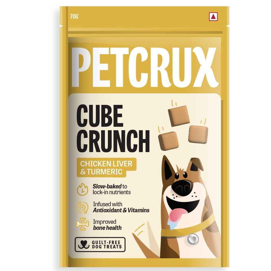 Petcrux Chicken Liver Bits With Turmeric Dog Treats