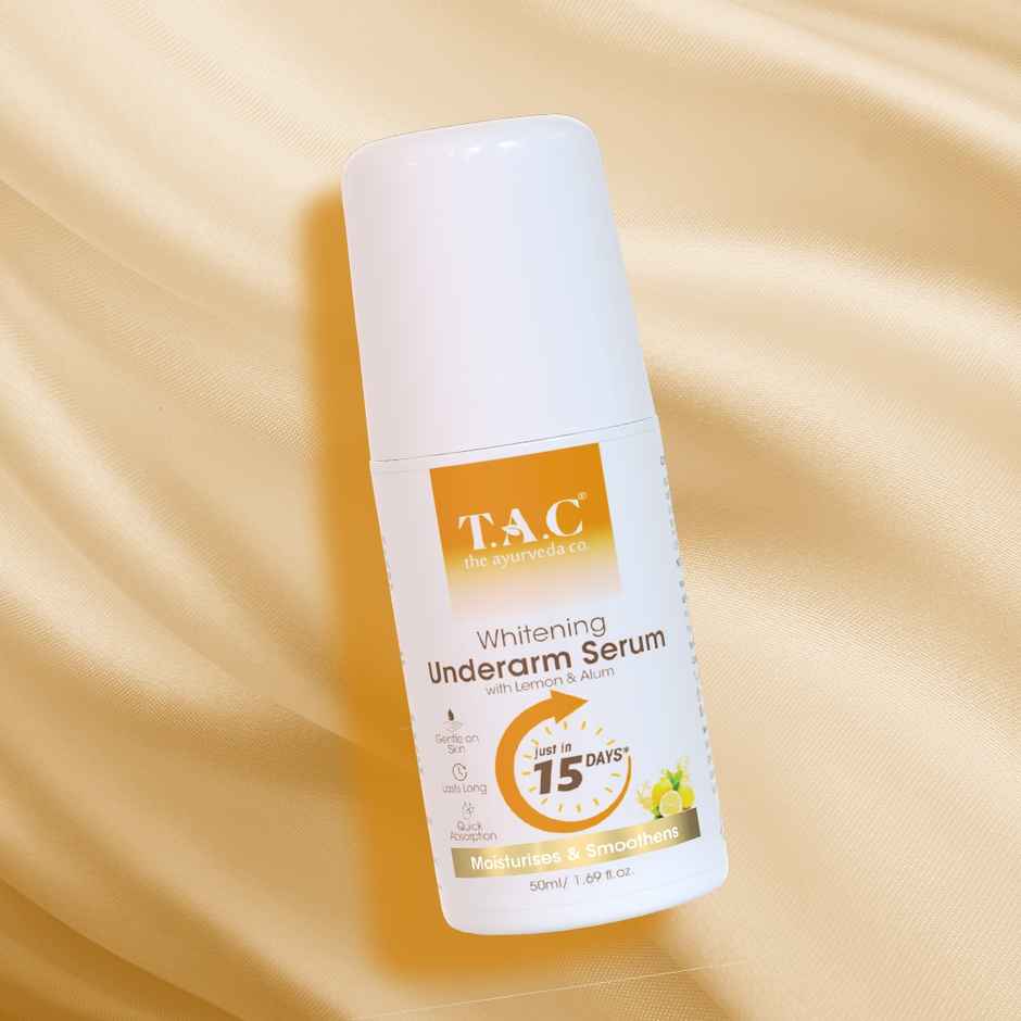 TAC Lemon Roll-On with Aloe Vera for Skin Whitening & Long Lasting, Uneven Skin Tone Deodorant Roll